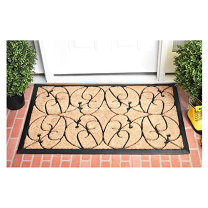 Calloway Mills Applegate Heavy-Duty Coir and Rubber 24" X 36" Doormat - size: 2' x 3' (Rectangular)