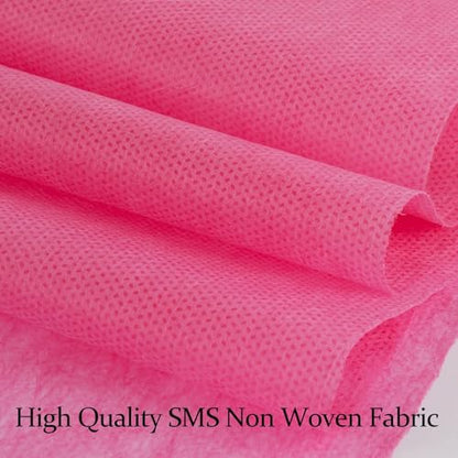 100PCS Disposable Massage Table Sheets, Pink Spa Bed Covers for Esthetician, Spa, Waxing, Lash, Tattoo, Salon Table, 31.5" X 71" - color: pink