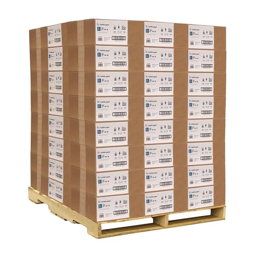 Elementree Paper Bubble Wrap Sheets for Packing, Moving, & Shipping - 84-Carton Pallet (21,000 Sheets) - 12" x 12" - Kraft Bubble Paper - Recyclable Cushioning Wrap - Made in the USA (01913PAL) - size: 12" x 12" x 21000' Kraft