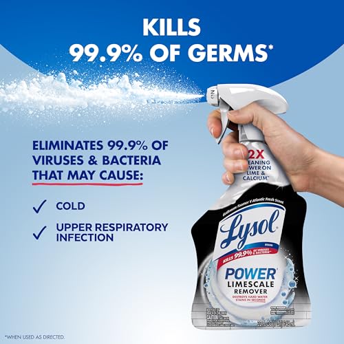 Lysol Power Limescale Removing Bathroom Cleaner Spray, 32 oz - style: Limescale