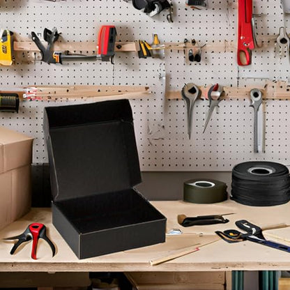10x8x3 Black Shipping Boxes for Small Business, Packing, 25 Pack - color: Black, size: 10x8x3inch