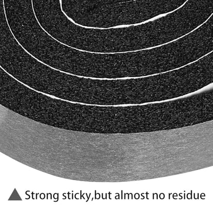 2 Rolls 1/2 Inch W 1/4 T Weather Stripping Air Conditioner Open Cell Foam Seal Tape, Window Insulation High Resilience Seal Strip for Doors Window,Total 32FT - size: 1/2IN*1/4IN*32FT