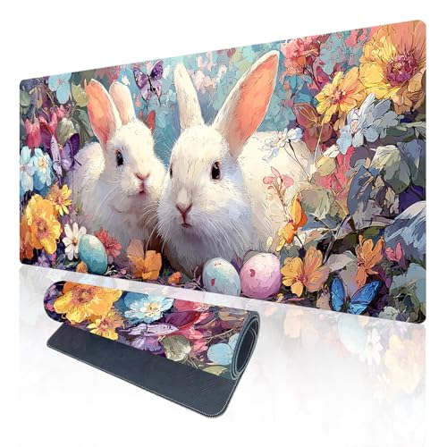Nuxovilar Large Gaming Mouse Pad Desk Mat, 15.7x35.4 Inches Polyester - color: HC00076