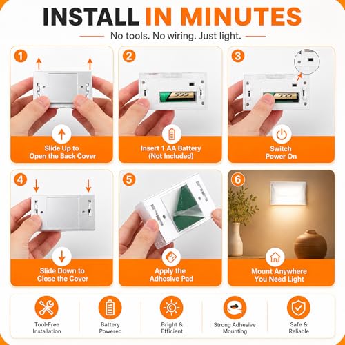 Sourcingbay Motion Sensor Keyhole Light for Door Locks, Silver
