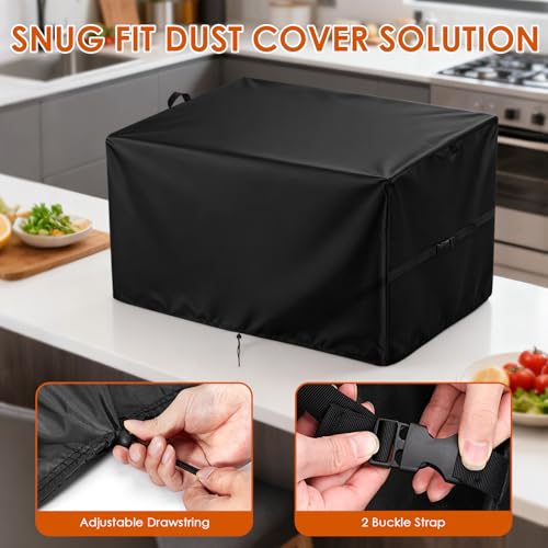 Cover Compatible with Vevor Commercial Deep Fryer - size: Double Fryer - 22.5" L x 20.5" W x 14" H