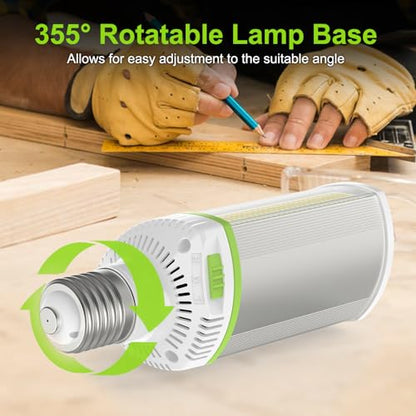 Horizontal Mount 120W LED Corn Light Bulb with Rotatable E39 Mogul Base