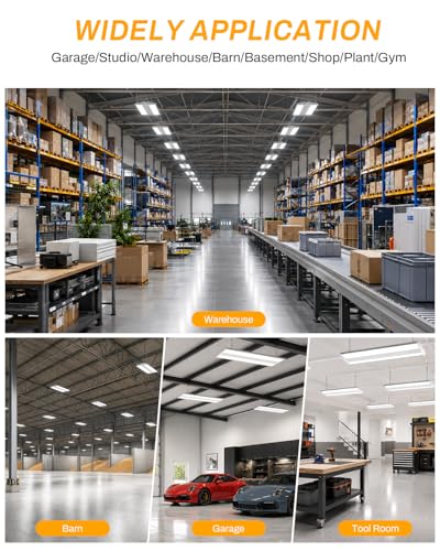 High Bay LED Shop Lights 10 Pack, Switchable 400W/320W/240W & 4000K/5000K