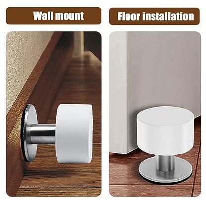 White Door Stops, 1 Pack