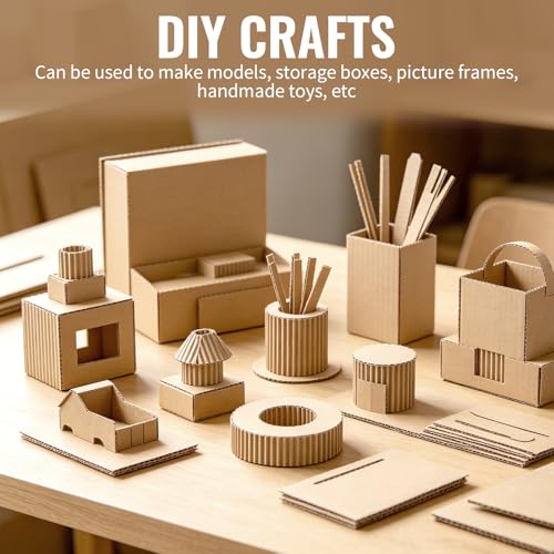 30 Pack Corrugated Cardboard Sheets 18x24 Inch, Large Cardboard Inserts for Shipping Packaging, Flat Cardboard Pads for Mailing, Packing, Art Projects, DIY Crafts