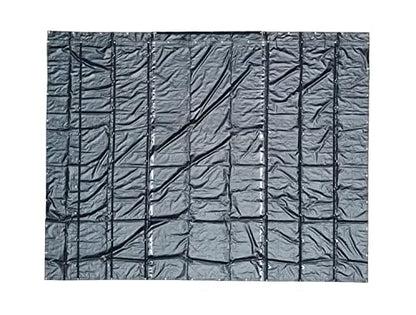 Mytee Products 20' x 30' Flatbed Trailer Steel Tarp with 6 FT Drop - Heavy Duty Black 18 Oz Vinyl Waterproof Tarp for Truck/Trailers to Protect Cargo from Wind, Rain, Snow and Sun - size: 20' x 30' (6' Drop)