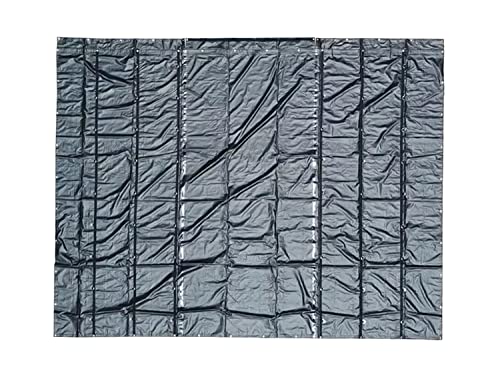 Mytee Products 20' x 30' Flatbed Trailer Steel Tarp with 6 FT Drop - Heavy Duty Black 18 Oz Vinyl Waterproof Tarp for Truck/Trailers to Protect Cargo from Wind, Rain, Snow and Sun - size: 20' x 30' (6' Drop)