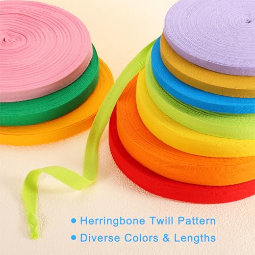 uxcell 23 Yards Cotton Twill Tape, 3/4-inch Herringbone Webbing Ribbon Bias Binding Tapes for Clothes Sewing, DIY Crafting (Bright Blue) - color: Bright Blue, size: 3/4-inch