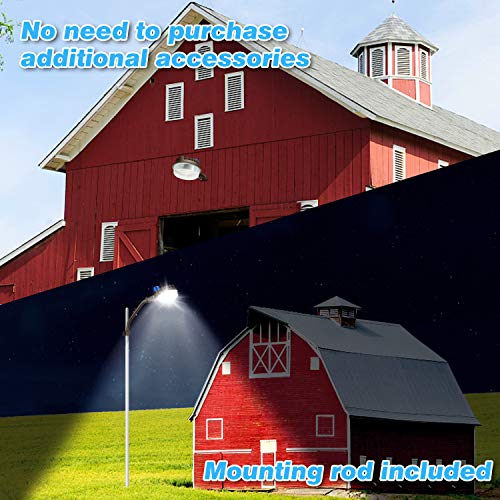 Juyace 2 Pack 120W LED Barn Light Dusk to Dawn Outdoor Security Flood Light - size: 120W 2 Pack