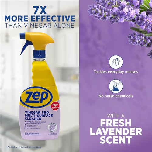 Zep All-Purpose Cleaner with Vinegar Added - 32 Ounces (Case of 4) R48432 - Industrial Grade Cleaner… - size: 32 Fl Oz (Pack of 4)
