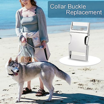 CooBigo 10 Pack Bulk Dog Collar Hardware Metal Buckle 1 inch Webbing Backpack Buckle Replacement Backpack Strap Kit Prong Collar Clip Buckles(4 Colors) - color: 10pcs 1" Mixed