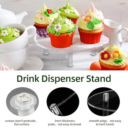 Clear Drink Dispenser Stand, 1 Piece
