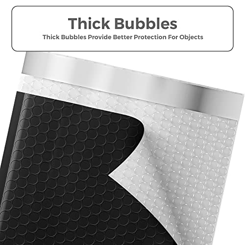 Metronic Bubble Mailers 10.5X16 Inch 100 Pack Black Padded Envelopes Bulk - color: Black, size: 10.5x16" 100 PC