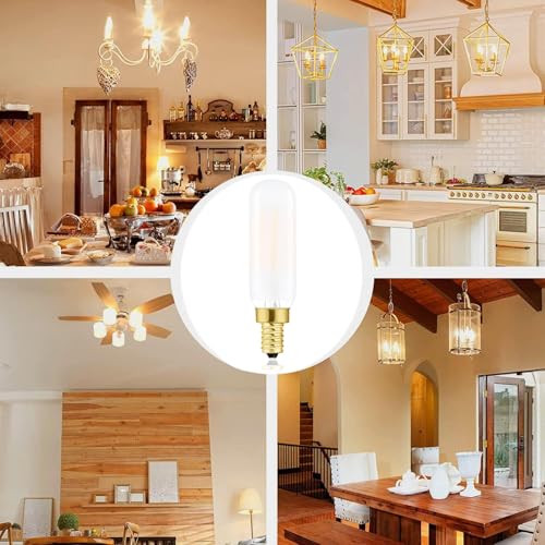 Frosted T6 Led Bulbs 4W E12 Light Bulbs 3000k Soft White Dimmable - color: 4w=40w Soft White 3000k