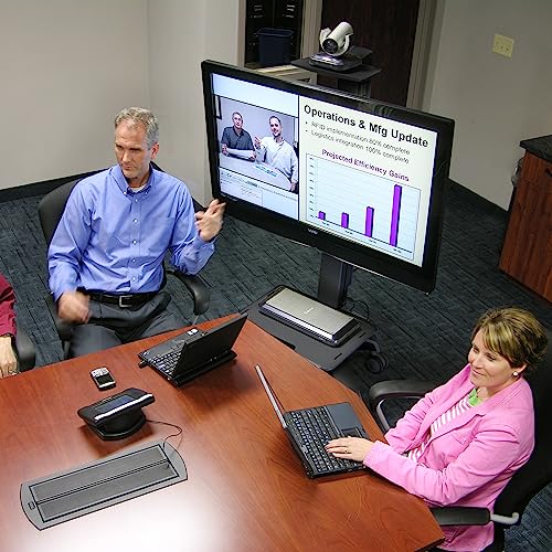 Ergotron – Neo-Flex Mobile MediaCenter VHD, Rolling Computer Cart – for Heavy Monitors or TVs Up to 75 Inches, 50 to 90 lbs – Black - size: 50-90 lbs