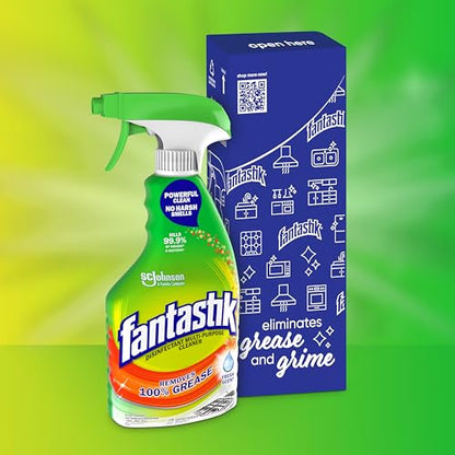Fantastik All Purpose Cleaner Spray, Kitchen Degreaser, Fresh Scent, 32 oz (Pack of 3) - size: 32 Fl Oz (Pack of 3), style: All Purpose Cleaner