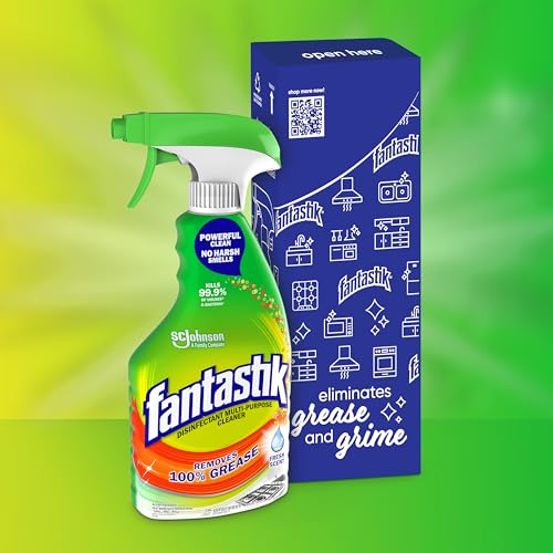 Fantastik All Purpose Cleaner Spray, Kitchen Degreaser, Fresh Scent, 32 oz - size: 32 Fl Oz (Pack of 1), style: All Purpose Cleaner