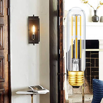 T10 Led Bulb Dimmable 6W Led Tubular Bulbs 60 Watt Incandescent Bulb 3000K - color: 6w=60w Soft White 3000k 6p
