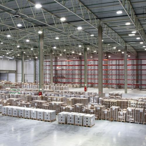 Lithonia Lighting Compact Pro Round LED High Bay Light, Ceiling Lighting Fixture, Adjustable 12000/15000/18000 Lumens, Selectable 4000K/5000K, UVOLT 120–347V, Black (CPRB ALO13 UVOLT SWW9 80CRI DBL) - size: 13-Inch | Switchable White Light, style: Adjusta