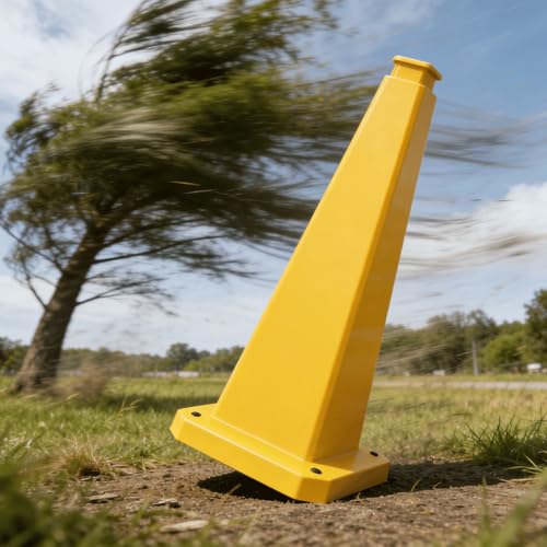 28 inch Yellow Safety Caution Cones Blank, Safety Road Cones Unprinted with Heavy Rubber Weighted Base for DIY Custom Messaging Hazard Warning (6 Pack) - color: BLANK/YELLOW, size: 28 inch