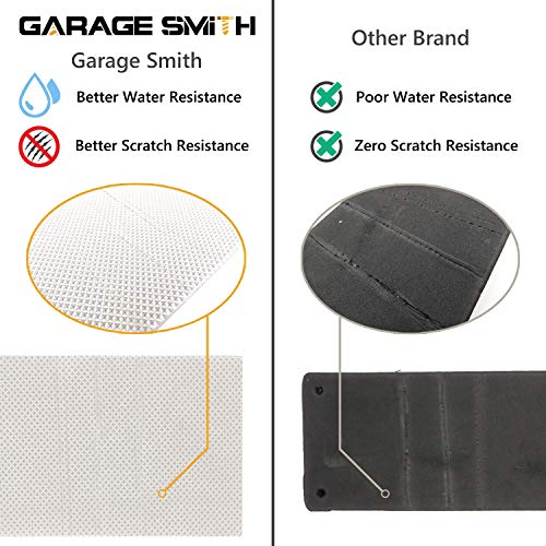 AMPULLA GWP02S Garage Wall Protector Car Door Protectors, Designed in Germany (2, White) - color: White