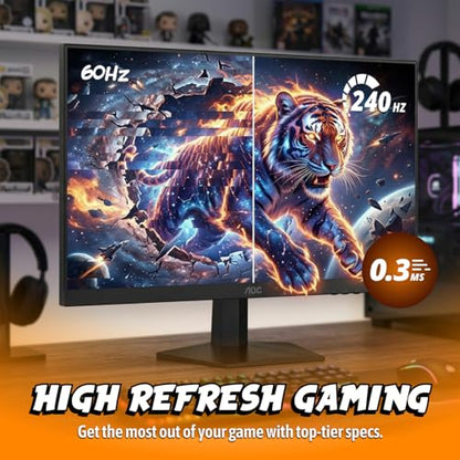 AOC 27" Gaming Monitor QHD 260Hz Overclocked IPS NVIDIA G-SYNC Q27G41ZE - size: 27" 240Hz IPS