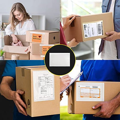 OausTect 6" x 9" Packing Slip Envelope Pouches, Clear Adhesive Top Loading Packing List Label Sleeve - 2000 Packs Shipping Envelopes - size: 6" x 9" - 2000 Pcs