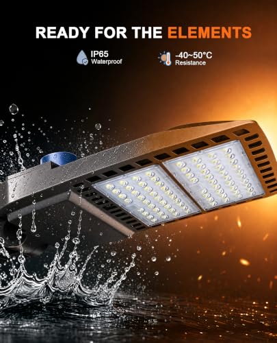 ledmo 200W LED Parking Lot Light Dusk to Dawn Photocell 5000K 26000LM - size: Small/200/Slip Fitter