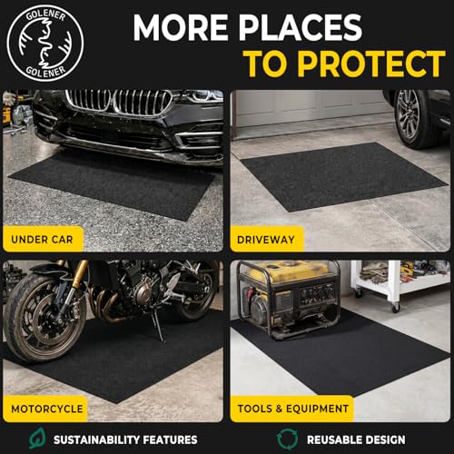 2-Pack Heavy Duty Oil Spill Mat, Oil Mat, Garage Floor Mats, 29"x36" - size: 2-Pack 2'5" x 3' (Rectangular)