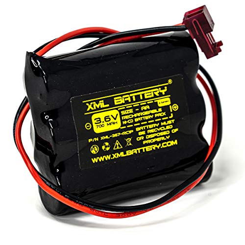 (1 Pack Sure-Lites 026-148 026148 SL026148 SL-026148 SL-026-148 3.6v 700mAh Ni-CD Battery Pack Replacement for Exit Sign Emergency Light - size: 1 Pack
