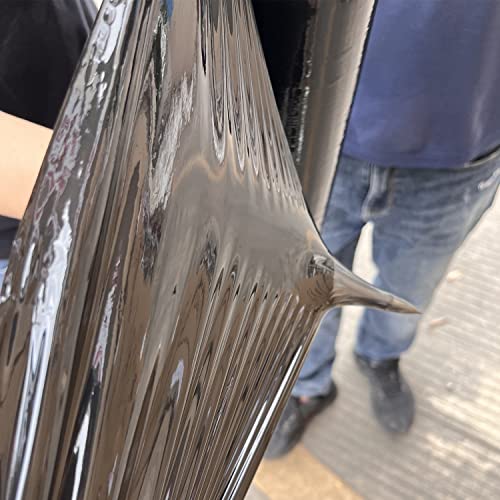 2-Pack Black Stretch Wrap 18" x 1000 Feet 80 Gauge Industrial Strength with Plastic Handle, Plastic Pallet Supplies Durable Self-Adhering for Packing, Moving, Heavy Duty Shrink Film Rolls - size: Black-2-Pack