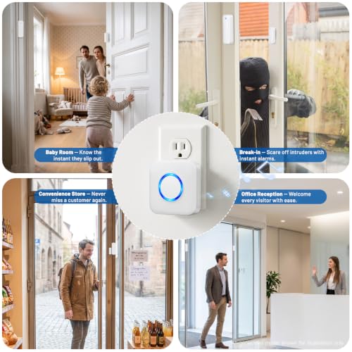 Door Chime, Satisure Wireless Sensor Alarm for Home, Business, Store - size: 1 Door Chime-1 Door Sensor