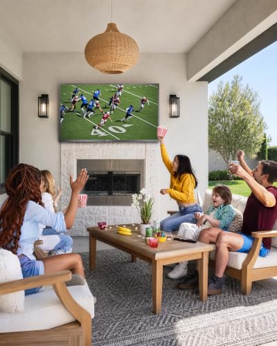 SYLVOX Outdoor TV, 65 inch Smart Waterproof Outdoor TV, 4K UHD Weatherproof - size: 65-inch, style: Deck Pro 3.0
