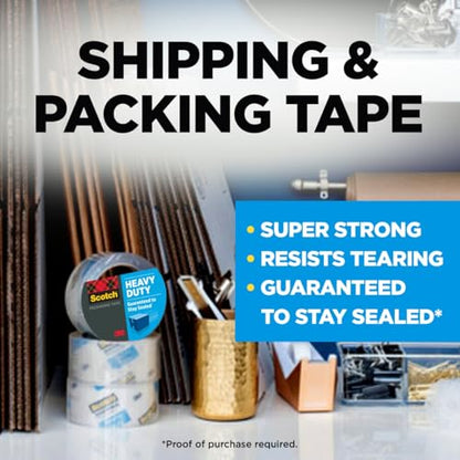 Scotch Heavy Duty Packing Tape, 1.88 in x 54.6 yd, 1 Roll