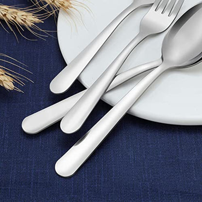 36-Piece Tea Spoons Set - 5.9" Stainless Steel Tea Spoon Silverware, Durable Small Spoons, Cost-effective Teaspoon Set of 36 for Home Kitchen Restaurant - Mirror Polished, Dishwasher Safe - size: 36p Tea Spoons