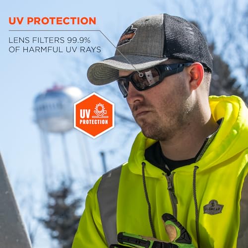 Ergodyne Skullerz ODIN Safety Glasses Sunglasses, Impact Resistant Z87.1+ - color: In/Outdoor Lens
