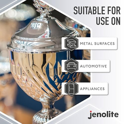 Jenolite Liquid Metal Polish 500 ml / 16.9 fl oz. Multi‑Purpose for Silver
