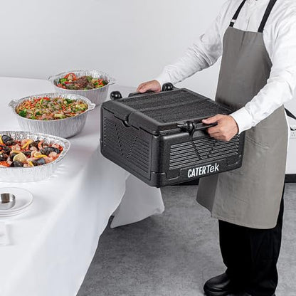 Restaurantware Black Epp Food Pan Carrier, 16.7 x 9.1 In - size: 25 Quart