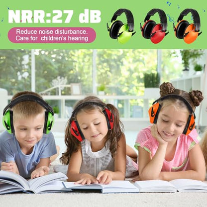 Amylove 12 Pcs Kids Noise Cancelling Headphones Ear Muffs Cute Style - size: Universal Fit (kids & Adults), style: Cute Style