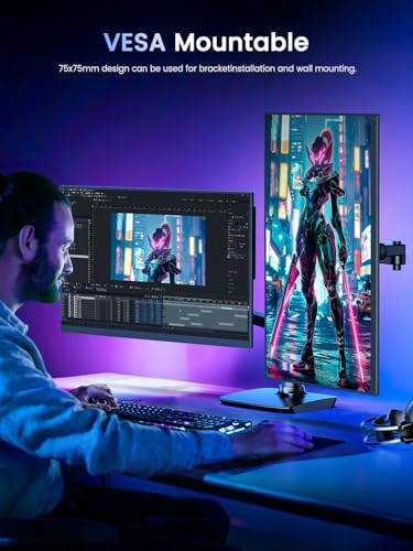 UPERFECT Portable Monitor 4K 120HZ QLED 17.3", 0.1ms Gaming Monitor - size: 17.3"