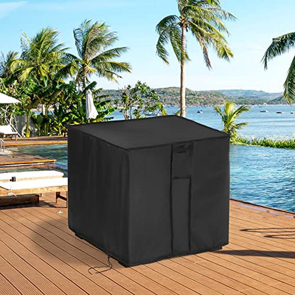 Outdoor Table Cover 18 Inch for Keter Ice Cube Beer Cooler Table - size: 18" x 18" x 18"