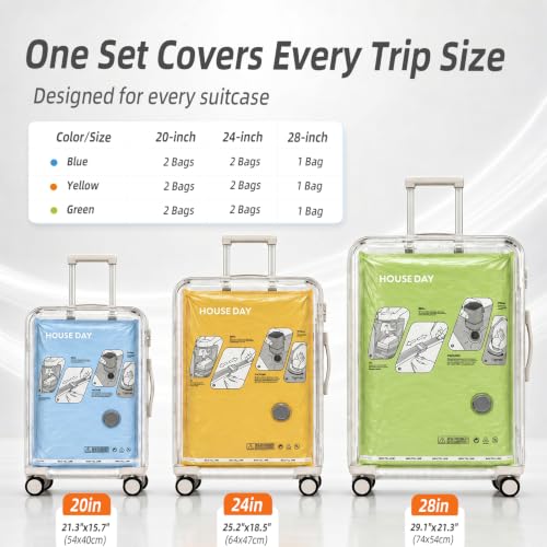 HOUSE DAY 15 Pack Vacuum Storage Bags for Travel with Cordless Pump & Scale - size: 15 Combo-Cordless PUMP