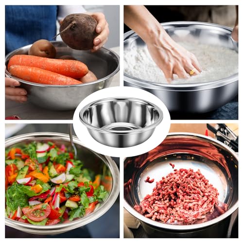 FillTouch 2 Pack Large Mixing Bowl Oversized, 20 Qt - size: 20 Qt