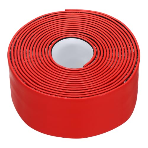 Smoke Fire Seal Strip 9.8Ft 45mm/1.77" Wx 2mm/0.08" T Red - color: Red, size: 9.8FT x 45mm / 1.77" W x 2mm / 0.08" T