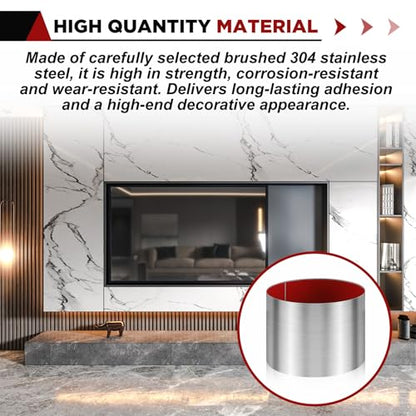 1 Pack 8 x 34 Inch Stainless Steel Kick Plate, Silver - color: Silver, size: 8 x 34 Inch