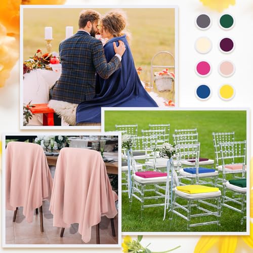 Kinlop 40 Packs Fleece Throw Blankets Bulk, Soft Warm Lightweight - color: Vibrant Color